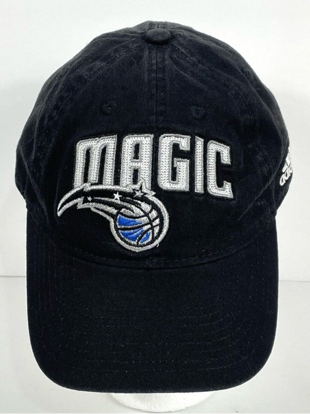 Orlando Magic NBA adidas Black Embroidered Strap Back Adjustable Hat Cap 2014